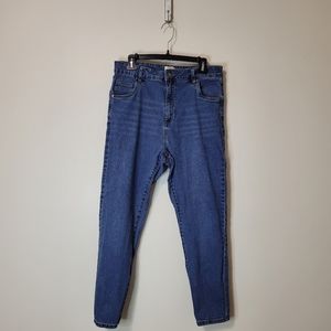 #12 Cotton On high grazer skinny denim jeans medium blue wash size 12